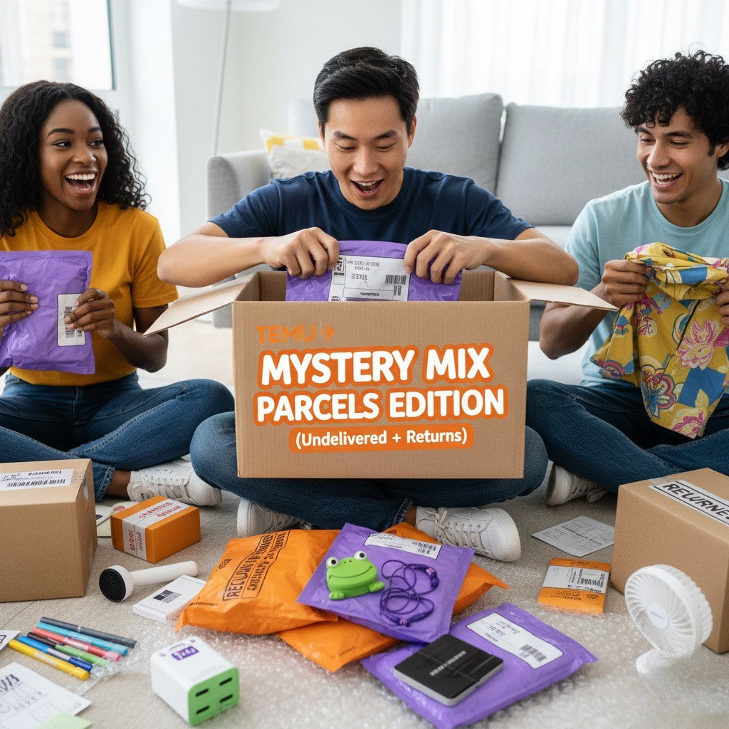 Mystery Box – Temu Mix Edition (Undelivered + Returns)